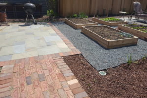 Bluestone and Reclaimed Clay Pavers