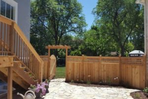 Fence and Arbor